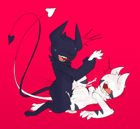 1_eye anthro black_body black_fur bodily_fluids cum cum_in_vagina cum_inflation cum_inside duo eyeless female female_penetrated from_front_position fur genital_fluids horn inflation leg_grab lying male male/female male_penetrating male_penetrating_female missionary_position nude on_back penetration penile penile_penetration penis_in_vagina sex spade_tail tail tongue tongue_out vaginal vaginal_penetration white_body white_fur nylonhellhole krylon_(nylonhellhole) umbra_(defunctumbra) demon imp 2023 hi_res