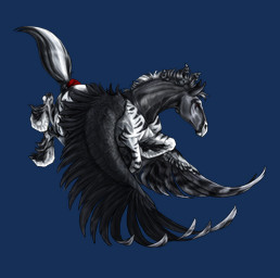 black_body black_feathers black_hair feathered_wings feathers feral hair hooves red_eyes simple_background tail transparent_background wings arsauron mythology equid equine mammal mythological_creature mythological_equine pegasus 2015 alpha_channel digital_media_(artwork) hi_res unavailable_at_source
