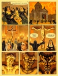 1997 beelzebub candle clothed clothing comic convent_of_hell cross crucifix crucifixion demon dialogue english_text eurotica female fully_clothed group hi_res horn human lucifer_(disambiguation) male mammal noe_barreiro nun religion religious_clothing sacrilegious satan speech_bubble text traditional_media_(artwork)