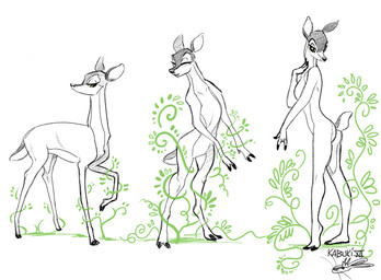 anthro base_one_layout basic_sequence biped breasts butt female feral feral_to_anthro green_eyes linear_sequence magic nude one_row_layout open_mouth quadruped simple_background smile solo standing three_frame_image three_frame_sequence transformation transformation_sequence white_background kabuki_homewood deer mammal 2012 sequence