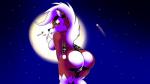 anthro awoo biped black_nose breasts butt female fur genitals heart_symbol inner_ear_fluff looking_at_viewer looking_back mane moon multicolored_body multicolored_fur night nude outside pink_sclera pose pussy rear_view red_body red_ears red_eyes red_fur shooting_star sky snout solo star starry_sky text tuft two_tone_body two_tone_fur white_body white_breasts white_fur white_mane kitt_kitan_(artist) nintendo pokemon roc_the_lycanroc canid generation_7_pokemon lycanroc mammal midnight_lycanroc pokemon_(species) 16:9 2017 absurd_res digital_media_(artwork) hi_res pinup portrait three-quarter_portrait widescreen