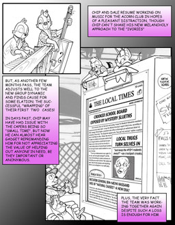 aloha_shirt anthro bomber_jacket buckteeth clothing fedora female group hat headgear headwear keyboard_instrument male musical_instrument new_york_city newspaper newspaper_vending_machine pattern_clothing pattern_shirt pattern_topwear piano quarter sad shirt side_glance smile sweater teeth topwear trash_can turtleneck chris_fischer chip_'n_dale_rescue_rangers disney chip_(disney) dale_(disney) foxglove_(cdrr) monterey_jack_(cdrr) bat chipmunk ground_squirrel human mammal mouse murid murine rodent sciurid bass_(disambiguation) hi_res