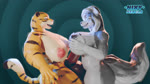 anthro big_breasts big_penis breast_grab breast_play breasts duo eye_contact genitals gynomorph hand_on_breast huge_breasts intersex intersex/intersex looking_at_another masturbation orgasm penis sex tail tail_motion tailwag titfuck nixynebula lila_(nixynebula) milly_(nixynebula) canid canine canis felid mammal pantherine tiger wolf 16:9 3d_(artwork) 3d_animation animated digital_media_(artwork) hi_res huge_filesize no_sound short_playtime webm widescreen