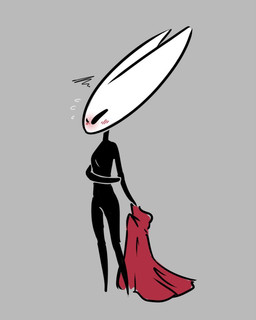 annoyed anthro biped blush blush_lines bodily_fluids breasts embarrassed featureless_arms featureless_breasts featureless_crotch featureless_feet feet female horn nude nude_female simple_background slim_female small_breasts solo sweat undressing_self 2toastyyy hollow_knight_(franchise) team_cherry hornet_(hollow_knight) arachnid arthropod spider 2025