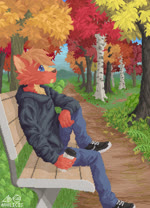 anthro bench beverage biped blue_eyes bottomwear clothed clothing detailed_background eyes_closed footwear forest fully_clothed fur holding_beverage holding_object hoodie orange_body orange_fur outside pants plant shoes sitting solo topwear tree wind avolicis felid feline mammal 2021 2d_animation animated digital_media_(artwork) hi_res loop no_sound pixel_(artwork) short_playtime webm