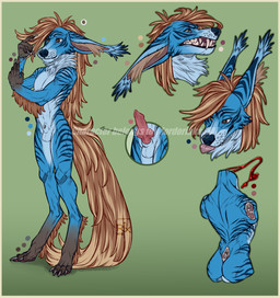 angry animal_genitalia animal_penis anthro arm_tuft balls big_ears blep blue_balls blue_sheath border brown_body brown_eyes brown_fur brown_hair brown_tail canine_genitalia canine_penis cheek_tuft ears_back erection facial_tuft fur genitals glistening glistening_eyes gloves_(marking) gore gradient_fur green_background hair knot leg_markings leg_tuft logo long_hair male markings mouth_closed narrowed_eyes nude penis penis_tip pivoted_ears sheath simple_background socks_(marking) solo standing striped_arms striped_back striped_legs tail tongue tongue_out tuft yellow_border riorix canid mammal 2018 absurd_res artist_logo dated full-length_portrait hi_res model_sheet portrait signature watermark