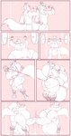 anthro balls balls_expansion barely_contained big_balls big_breasts big_bulge big_penis bodily_fluids breast_expansion breasts bulge bulging_breasts butt butt_expansion clothing crossgender erection exercise expansion flexing gender_transformation genital_expansion genitals growth gynomorph huge_balls huge_breasts huge_bulge huge_penis hyper hyper_balls hyper_breasts hyper_bulge hyper_genitalia hyper_penis hyper_problems intersex lactating male mirror mtg_transformation mti_transformation muscle_growth muscular muscular_anthro nipples penis penis_expansion smile solo standing thick_thighs transformation wardrobe_malfunction weightlifting workout mr.pink tek tekniqua canid canine fox mammal 2017 absurd_res comic hi_res monochrome story story_in_description