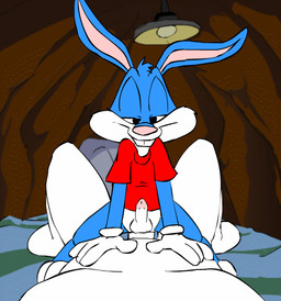 3_toes age_difference anal anal_penetration anthro anthro_focus anthro_on_top anthro_penetrated arm_support armwear balls balls_deep barefoot bent_legs biped black_eyes blue_body blue_fur bodily_fluids bottomless bottomless_male bouncing_balls bouncing_penis breathing buckteeth butt cave circumcised clenched_hands clothed clothed_sex clothing consistent_pov cowgirl_position cum cum_in_ass cum_inside detailed_background dominant dominant_anthro dominant_male dominant_young duo ears_back erection eye_contact eyes_closed faceless_character faceless_male feet first_person_view from_front_position fur genital_fluids genitals gloves grin half-closed_eyes hands_on_stomach handwear humanoid_genitalia humanoid_penis inside larger_male larger_sub looking_at_another looking_at_partner looking_at_viewer looking_pleasured lying male male/male male_on_bottom male_on_top male_penetrated male_penetrating male_penetrating_male male_pov multicolored_body multicolored_fur narrowed_eyes naughty_face nude older_male on_back on_bottom on_model on_top open_mouth penetrating_pov penetration penile penile_penetration penis penis_in_ass penis_towards_viewer pink_nose pivoted_ears power_bottom sex shirt shota sitting size_difference smaller_male smaller_penetrated smile smirk solo_focus straddling submissive submissive_male teeth toeless_(marking) toes tongue tongue_out toony topwear two_tone_body two_tone_fur white_armwear white_body white_clothing white_fur young young_anthro younger_dom_older_sub younger_male younger_penetrated ishoka tiny_toon_adventures warner_brothers arnold_the_pit_bull buster_bunny lagomorph leporid mammal rabbit 2d_animation animated digital_media_(artwork) frame_by_frame loop