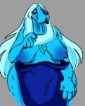 alternate_species blue_body blue_fur blue_nipples breasts curvy_figure elderly elderly_female exposed female fur furrification mature_female nipples simple_background solo white_eyes wide_hips deermary cartoon_network steven_universe blue_diamond_(steven_universe) bloodhound canid canine canis diamond_(gem_species) domestic_dog gem_(species) hunting_dog mammal scent_hound sketch