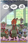 anthro borba bottomwear bovid boy_scout canid canine caprine clothing disney domestic_pig english_text female fox group male mammal nick_wilde procyonid raccoon red_fox sheep shorts suid suina sus_(pig) text true_fox young zootopia