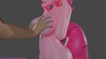 16:9 3d_(artwork) 4k absurd_res anthro anthrofied big_breasts breast_grab breasts digital_media_(artwork) disembodied_hand duo equid extremespeedslowpoke faceless_character faceless_human female friendship_is_magic hand_on_breast hasbro hi_res human humanoid_hands mammal my_little_pony nude pink_body pinkie_pie_(mlp) solo_focus widescreen