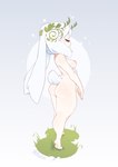 abstract_background areola breasts butt eyes_closed female floppy_ears flower fur grass hair laurel_wreath lop_ears nipples nude plant scut_tail short_stack short_tail simple_background snowdrop_(flower) solo standing tail three-quarter_view white_body white_fur white_hair huffslove winter_bunny_(huffslove) animal_humanoid humanoid lagomorph lagomorph_humanoid leporid_humanoid mammal mammal_humanoid rabbit_humanoid 2023 full-length_portrait hi_res portrait