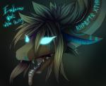 ambiguous_gender feral futhark glowing glowing_eyes looking_at_viewer male mane open_mouth runes solo teeth text tongue naahva mythology dragon mythological_creature mythological_scalie scalie absurd_res digital_media_(artwork) english_text headshot_portrait hi_res portrait