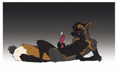 animal_genitalia animal_penis anthro arm_tuft blep blush canine_genitalia canine_penis chest_tuft claws countershade_accent dipstick_tail elbow_tuft fur genitals gradient_background hair knot knotted_penis male markings masturbation multicolored_body multicolored_fur nude nude_anthro nude_male orange_eyes pawpads paws penile penile_masturbation penis pointy_ears prick_ears reclining sheath simple_background solo tail tail_markings teeth toe_claws tongue tongue_out tuft ershd dashwood_fox canid canine fox mammal red_fox true_fox 2026 digital_media_(artwork) hi_res
