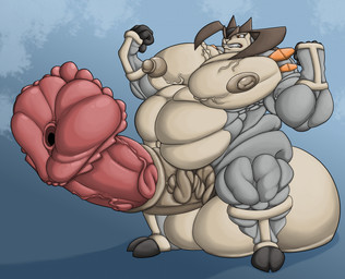 abs animal_genitalia animal_penis anthro balls big_balls big_penis bulge equine_genitalia equine_penis flexing genitals hooves huge_balls huge_penis hyper hyper_balls hyper_flare hyper_genitalia hyper_penis male musclegut muscular nipples non-mammal_balls non-mammal_nipples pecs penis solo vein veiny_penis wolfgerlion64 nintendo pokemon generation_5_pokemon legendary_pokemon pokemon_(species) terrakion absurd_res hi_res