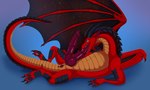 2_penises animal_genitalia animal_penis anus autofellatio big_penis diphallism erection feral genitals horn huge_penis intersex knot knotted_penis lying maleherm masturbation multi_genitalia multi_penis nude on_back oral oral_masturbation oral_penetration penetration penile penile_masturbation penis pussy red_body red_scales scales solo tail tongue wings r-z re-re zetsin european_mythology mythology wings_of_fire cloudspotter_(character) dragon mythological_creature mythological_scalie nightwing_(wof) scalie skywing_(wof) western_dragon hi_res