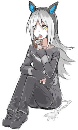 alternate_species bagel blue_eyes bread female food grey_hair hair humanoidized pokemorph solo yellow_sclera kusanagikaworu nintendo pokemon animal_humanoid equid equid_humanoid equine equine_humanoid generation_5_pokemon humanoid mammal mammal_humanoid pokemon_(species) pokemon_humanoid zebstrika