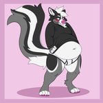 anthro black_clothing black_hoodie black_topwear border briefs clothing drawyourfursona hoodie hoodie/briefs_meme male overweight overweight_anthro overweight_male pink_border simple_background solo standing topwear underwear white_clothing white_underwear 67marshmallows meme_clothing veiln canid canine canis domestic_dog herding_dog hybrid mammal mephitid pastoral_dog skunk welsh_corgi 1:1 hi_res meme