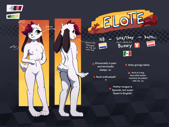 anthro areola breasts brown_ears butt cactus detailed_background digitigrade directional_arrow female female_anthro floppy_ears fur genitals green_eyes hair lesbian_pride_colors lgbt_pride looking_away mexican_flag navel nipples nonbinary_pride_colors plant pride_colors pronouns red_hair rock small_breasts snout solo tail text vulva white_body white_fur white_tail enginetrap elote_(enginetrap) lagomorph leporid mammal rabbit 2026 4:3 english_description english_text hi_res model_sheet nonbinary_(lore) trans_(lore)