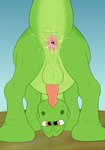 after_sex anus bodily_fluids butt cum cum_in_ass cum_inside cum_on_butt feral gaping gaping_anus genital_fluids male presenting presenting_hindquarters young young_feral young_male magzol disney pixar the_good_dinosaur arlo_the_dinosaur apatosaurus dinosaur diplodocid prehistoric_species reptile sauropod sauropodomorph scalie absurd_res hi_res