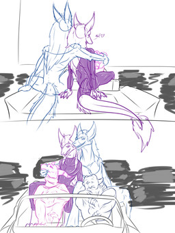 anthro aroused balls body_outline car casual_vore clothing cock_vore drive-in_theater duo erection flustered genitals grin latex latex_clothing latex_skinsuit leaning_on_another male muffled multiple_pred multiple_prey nervous nervous_smile nude penile penis public_vore silenced sitting skinsuit smile soft_vore spread_legs spreading squirming struggling struggling_prey tight_clothing unwilling_prey vehicle vore conditional_dnp samagthrav2 activision spyro_the_dragon cynder laceym lukas_(lukan) spyro sergal 3:4 absurd_res comic hi_res sketch_page