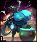 anthro balls big_breasts big_penis black_body blue_body blue_skin breasts erection genitals gynomorph holidays huge_breasts huge_penis humanoid_genitalia humanoid_penis hyper hyper_breasts hyper_genitalia hyper_penis intersex magic_user nipples nude penis solo tail thick_thighs witch dnp101 halloween mythology nightshade_(dragonofdarkness1992) dragon mythological_creature mythological_scalie scalie hi_res