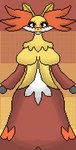 anthro breasts ear_tuft facial_piercing female fur nose_piercing piercing red_body red_fur solo tuft yellow_body yellow_fur lucidnightmarezz nintendo pokemon delphox generation_6_pokemon pokemon_(species) animated digital_media_(artwork) hi_res pixel_(artwork) pixel_animation short_playtime