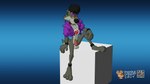 animal_genitalia animal_penis anthro bottomless bottomless_anthro bottomless_male canine_genitalia canine_penis clothed clothing eyebrow_piercing facial_piercing fur furgonomics furry-specific_piercing genital_piercing genitals grey_body grey_fur knot leaning leaning_backward male multiple_piercings penis penis_piercing piercing purple_clothing qr_code sheath sheath_piercing simple_background sitting thin_calves thin_legs thin_thighs toony yellow_sclera doodledoggy blender_eevee stanley_(doodledoggy) canid canine canis mammal wolf 16:9 3d_(artwork) 4k absurd_res blender_(artwork) digital_media_(artwork) hi_res widescreen