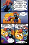 absolutedream absurd_res alphys blush comic dialogue duo english_text eye_patch eyewear fish furniture glasses hi_res inside lizard marine reptile scalie sofa text undertale undertale_(series) undyne