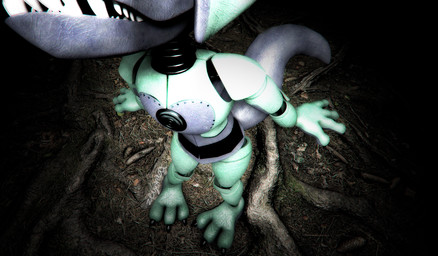 3_toes 4_fingers anthro blue_body claws feet female fingers forest grass green_body high-angle_view machine outside plant roots sharp_teeth solo tail teeth toes tree zelyonka qutiix_(modeler) five_nights_at_freddy's scottgames fan_character sofy_lauren_foxlott animatronic canid canine fox mammal robot robot_anthro 3d_(artwork) absurd_res digital_media_(artwork) hi_res source_filmmaker_(artwork)