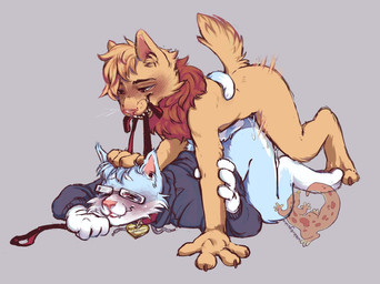 anal anal_penetration anthro anthro_on_anthro anthro_penetrated anthro_penetrating anthro_penetrating_anthro bdsm biped bodily_fluids collar cum cum_in_ass cum_inside dominant dominant_male duo ejaculation erection fluffy from_behind_position genital_fluids genitals larger_male larger_penetrated larger_sub leash leash_pull leashed_collar male male/male male_penetrated male_penetrating male_penetrating_male neck_tuft nude penetration penile penile_penetration penis penis_in_ass sex size_difference smaller_male submissive submissive_male tuft walnutgecko league_of_legends riot_games tencent catnip_(khatnid) fan_character teemo_the_yiffer felid feline felis mammal yordle