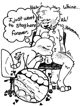 anthro blush bodily_fluids chair collar cum cum_in_mouth cum_inside cum_on_penis duo ejaculation fellatio female fluffy furniture genital_fluids genitals inside_mouth internal knot knotted_penis knotting male male/female mouth_closed on_chair oral oral_knotting oral_penetration paws penetration penile penis scar self-harm_scars sex sitting sitting_on_chair teary_eyes teeth whining x-ray_view yaboiharper harper_(yaboiharper) puppy_(yaboiharper) canid canine canis dinosaur domestic_dog humanoid lizard mammal prehistoric_species reptile scalie 3:4 hi_res monochrome
