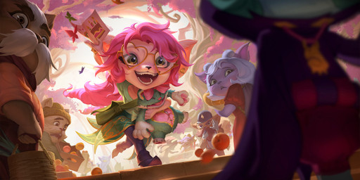 anthro boots bottomwear card clothing eyewear facial_hair female food footwear fruit fur glasses group hair heart_glasses hood looking_back male mustache orange_(fruit) pants pink_body pink_fur pink_hair plant plushie police police_officer raised_hand running scared shoes teal_body teal_fur teal_hair envar_studio league_of_legends legends_of_runeterra riot_games tencent allay_(lor) vex_(lol) arthropod butterfly humanoid insect lepidopteran yordle 2:1 hi_res official_art