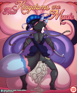anthro anthro_on_anthro anthro_penetrated anthro_penetrating anthro_penetrating_anthro balls belly big_balls big_belly big_breasts big_butt bodily_fluids breasts butt butt_grab cum cum_inflated_belly cum_inflation cum_inside dark_body dark_fur dark_hair eyes_closed female female_anthro female_penetrated from_behind_position fur genital_fluids genitals hair hand_on_butt holding_butt horn huge_balls huge_belly huge_breasts hyper hyper_balls hyper_belly hyper_breasts hyper_genitalia inflation larger_anthro larger_female larger_penetrated leg_wrap male male/female male_anthro male_penetrating male_penetrating_female markings nipples nude nude_anthro nude_female nude_male penetration penile purple_body sex simple_background size_difference smaller_anthro smaller_male smile squish tail tail_markings text thick_thighs wide_hips frozenartifice mythology nintendo pokemon ira_(frozenartifice) dragon eeveelution generation_2_pokemon hybrid hybrid_pokemon mammal mythological_creature mythological_scalie pokemon_(species) scalie umbreon 2025 5:6 absurd_res comic cover cover_art cover_page digital_media_(artwork) english_text hi_res