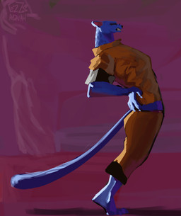 anthro barefoot black_body black_fur clenched_teeth eyes_closed feet female fur muscular muscular_anthro muscular_female solo standing stretching stretching_back tail tail_motion teeth tezzadnah goat_(movie) sony_corporation sony_pictures jett_fillmore felid leopard mammal pantherine 2026 2_frame_animation animated hi_res high_framerate