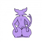 anthro back_view backboob big_breasts big_butt bipedal breasts butt butt_grab digital_media_(art) driflewd eeveelution espeon feline female huge_breasts hyper hyper_breasts mammal nintendo plain_background pokémon purple_skin raised_tail solo split_tail standing thong three-quarter_portrait video_games white_background
Rating: Explicit
Score: 9
User: Juni221
Date: August 21, 2013