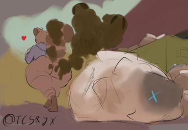 after_vore alley ambiguous_anthro ambiguous_gender ambiguous_pred anthro anthro_pred big_butt big_tail biped bodily_noises bottomless bottomless_ambiguous bottomless_anthro brown_body brown_ears brown_feet brown_fur brown_hair brown_legs brown_tuft butt cheek_tuft clothed clothed_ambiguous clothed_anthro clothing cloud_emanata day death diaper diaper_disposal diaper_on_ground disposal dumpster emanata facial_tuft fart fart_cloud fart_fetish fatal_vore feet full_diaper fur green_fart_cloud hair heart_reaction heart_symbol hood_down hoodie hoodie_only huge_butt leg_markings long_sleeves low-angle_view machine markings monotone_clothing monotone_feet monotone_hair monotone_hoodie monotone_legs monotone_topwear outside protogen_visor purple_clothing purple_hoodie purple_topwear raised_tail rear_view red_heart ring_(marking) ringed_tail same_size_vore short_hair skull_in_fart_cloud skull_symbol socks_(marking) soiled_diaper solo sound_effects striped_markings striped_tail stripes tail tail_markings thick_thighs topwear topwear_only tuft twitter_handle unclean_diaper used_diaper vore vowelless vowelless_sound_effect walking walking_away wide_hips worm's-eye_view x_eyes tcsrjx unnamed_raccoon_(tcsrjx) mammal procyonid protogen raccoon 2026 digital_media_(artwork) english_description full-length_portrait portrait signature