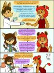 3:4 age_regression anthro clothed clothing collaboration comic dialogue digital_media_(artwork) duo english_text felid hair hi_res kammypup_(artist) mammal red_hair runt_(artist) speech_bubble text toddler young