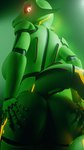anthro anthrofied back_boob big_breasts black_sclera breasts butt female glowing glowing_eyes green_body hand_on_butt looking_at_viewer looking_back looking_back_at_viewer pokemorph presenting presenting_hindquarters rear_view red_eyes smile smiling_at_viewer solo tail mrs_dexie furromantic_(modeler) nintendo pokemon generation_3_pokemon legendary_pokemon pokemon_(species) rayquaza 3d_(artwork) absurd_res digital_media_(artwork) hi_res