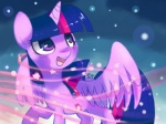 blush bokeh feathered_wings feathers female feral fur hair happy horn magic multicolored_hair purple_body purple_eyes purple_feathers purple_fur purple_hair quadruped smile solo sparkles tail two_tone_hair wings bukoya friendship_is_magic hasbro my_little_pony mythology twilight_sparkle_(mlp) equid equine mammal mythological_creature mythological_equine winged_unicorn 2013 digital_media_(artwork) digital_painting_(artwork)