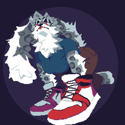 anthro big_tail clothing female footwear pawpads paws red_eyes shirt shoes sneakers solo t-shirt tail topwear li_mol felid leopard mammal pantherine 1:1 digital_media_(artwork) hi_res pixel_(artwork)