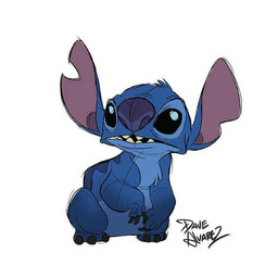 3_toes 4_fingers back_markings black_eyes blue_body blue_claws blue_fur blue_nose chest_tuft claws feet fingers fur head_tuft markings notched_ear on_model simple_background solo toes tuft white_background dave_alvarez disney lilo_and_stitch stitch_(lilo_and_stitch) alien experiment_(lilo_and_stitch) 1:1 2015 colored_sketch compression_artifacts digital_drawing_(artwork) digital_media_(artwork) signature sketch