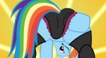 2013 blue_body blue_fur bodily_fluids butt clothing equid equine female feral friendship_is_magic fur hair hasbro horse mammal multicolored_hair multicolored_tail my_little_pony panties pony presenting presenting_hindquarters preview rainbow_dash_(mlp) rainbow_hair rainbow_tail solo source_request sweat tail third-party_edit tiarawhy tongue tongue_out underwear unknown_artist