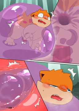 anal anal_penetration duo forest genitals internal internal_anal male male/male male_penetrated male_penetrating male_penetrating_male penetration penile penile_penetration penis plant prostate prostate_stimulation sex slime slime_sex text tree darrow0 nintendo pokemon kuro_(darrow) yuel ditto_(pokemon) generation_1_pokemon generation_2_pokemon pokemon_(species) quilava comic english_text hi_res