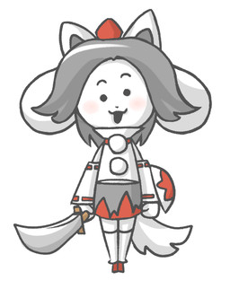 anthro armwear asian_clothing bottomwear clothing cosplay crossover_cosplay detached_sleeves east_asian_clothing female footwear geta grey_bottomwear grey_clothing grey_hair grey_skirt hair hat headgear headwear holding_melee_weapon holding_object holding_shield holding_sword holding_weapon japanese_clothing looking_at_viewer melee_weapon open_mouth red_bottomwear red_clothing red_footwear red_geta red_hat red_headwear red_skirt shield shirt simple_background skirt smile solo sword tail tengu_geta tokin_hat topwear weapon white_background white_body white_clothing white_shirt white_tail white_topwear satorasuku touhou undertale undertale_(series) momiji_inubashiri temmie_(undertale) mammal tem crossover full-length_portrait hi_res portrait