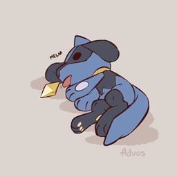 3_fingers 3_toes ambiguous_gender anthro biped blue_body blue_fur blue_tail feet fingers fur lying nude nude_ambiguous nude_anthro on_side revive_(pokemon) solo tail toes tongue tongue_out advos nintendo pokemon generation_4_pokemon pokemon_(species) riolu 1:1 2025 digital_drawing_(artwork) digital_media_(artwork)