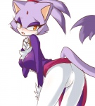 amber_eyes anthro bent_over big_breasts blush breasts butt camel_toe clothed clothing female open_mouth solo tail kandiineko kandiix sega sonic_the_hedgehog_(series) blaze_the_cat domestic_cat felid feline felis mammal