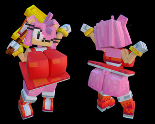 anthro big_breasts big_butt black_background blocky boots bracelet breasts butt clothed clothing dress eyelashes female footwear gloves green_eyes hammer handwear holding_hammer holding_object holding_tool huge_breasts huge_butt jewelry looking_at_viewer mouthless multiple_angles no_underwear one_eye_closed piko_piko_hammer pink_body raised_arm red_boots red_clothing red_dress red_footwear scut_tail shoes short_tail simple_background solo standing tail thick_thighs tools white_clothing white_gloves white_handwear wide_hips wink winking_at_viewer octal octal_(modeler) sega sonic_the_hedgehog_(series) amy_rose eulipotyphlan hedgehog mammal 2026 3d_(artwork) digital_media_(artwork) full-length_portrait hi_res portrait