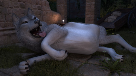abdominal_bulge belly big_belly feral feral_pred fur grey_body grey_fur realistic_feral same_size_vore teeth tongue tongue_out vore pwrof3d canid canine canis mammal wolf 16:9 3d_(artwork) digital_media_(artwork) hi_res widescreen