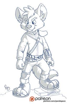 adolescent anthro biped bottomwear clothed clothed_anthro clothed_male clothing fangs footwear front_view glistening glistening_eyes hair logo male male_anthro mouth_closed pants patreon_logo pose short_hair solo standing teeth text three-quarter_view topwear young young_anthro young_male pandapaco patreon hyena mammal artist_logo cel_shading digital_drawing_(artwork) digital_media_(artwork) english_text full-length_portrait handwritten_text hi_res line_art portrait restricted_palette shaded shaded_line_art signature spot_color url
